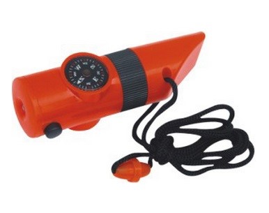 GK2686  Compass With Whistle, Led Light And Neck Cord