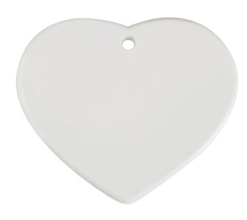 GK1341  Ceramic Heart Ornament