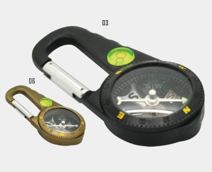 GK2320  Compass With Carabineer