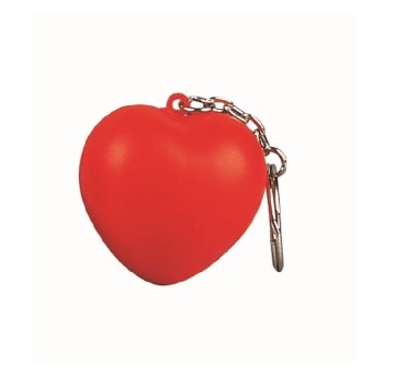 GK2352  Stress Heart Keychain