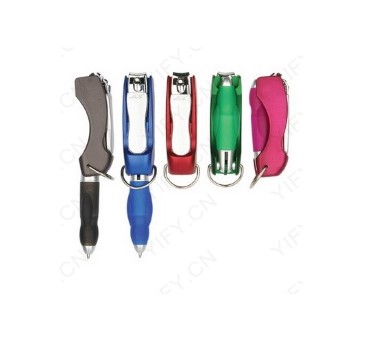 GK2381  Ballpoint Pen In Knife And Nail-Clipper Style