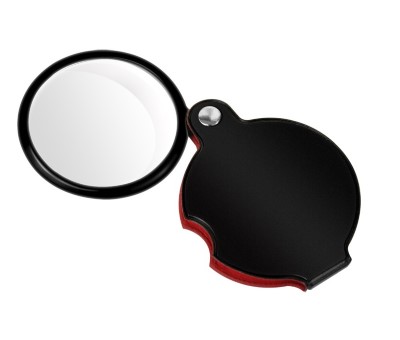 GK2412  Folding Magnifier With Leather Sheath